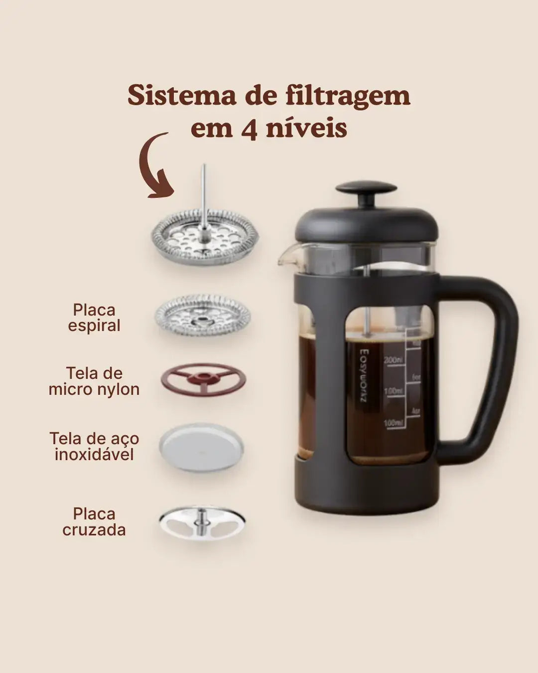 Prensa Francesa 350ml
