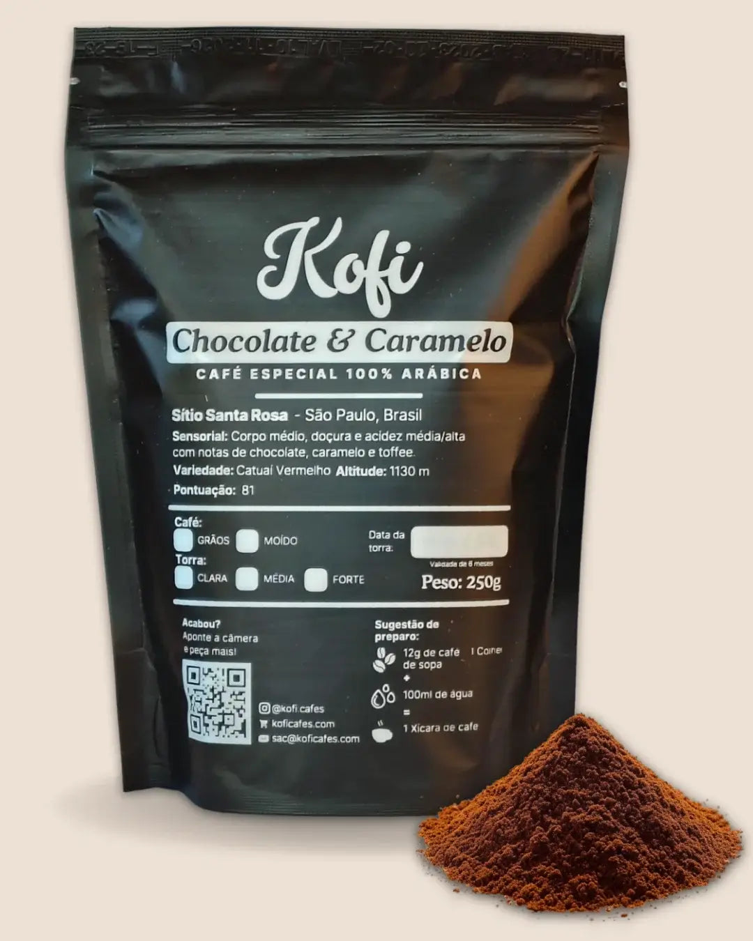 Café Especial Chocolate e Caramelo 250g