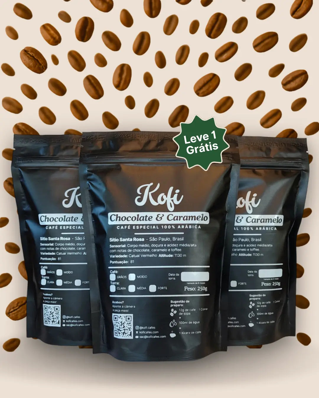 Kit 2 Pacotes + 1 Grátis