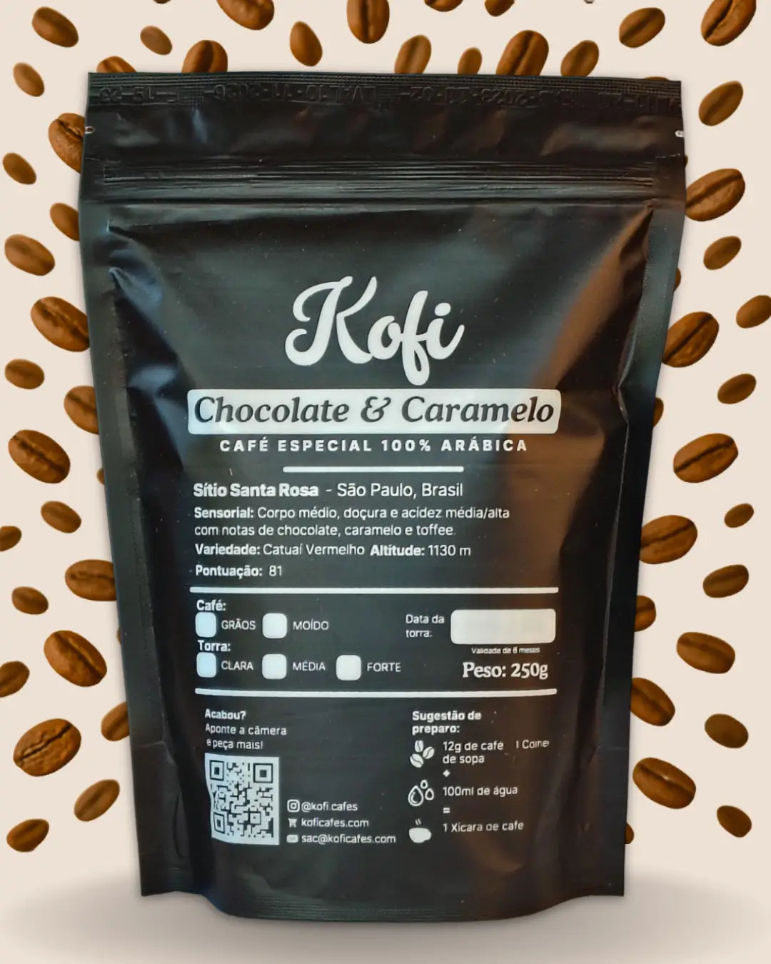 Café Especial Chocolate e Caramelo