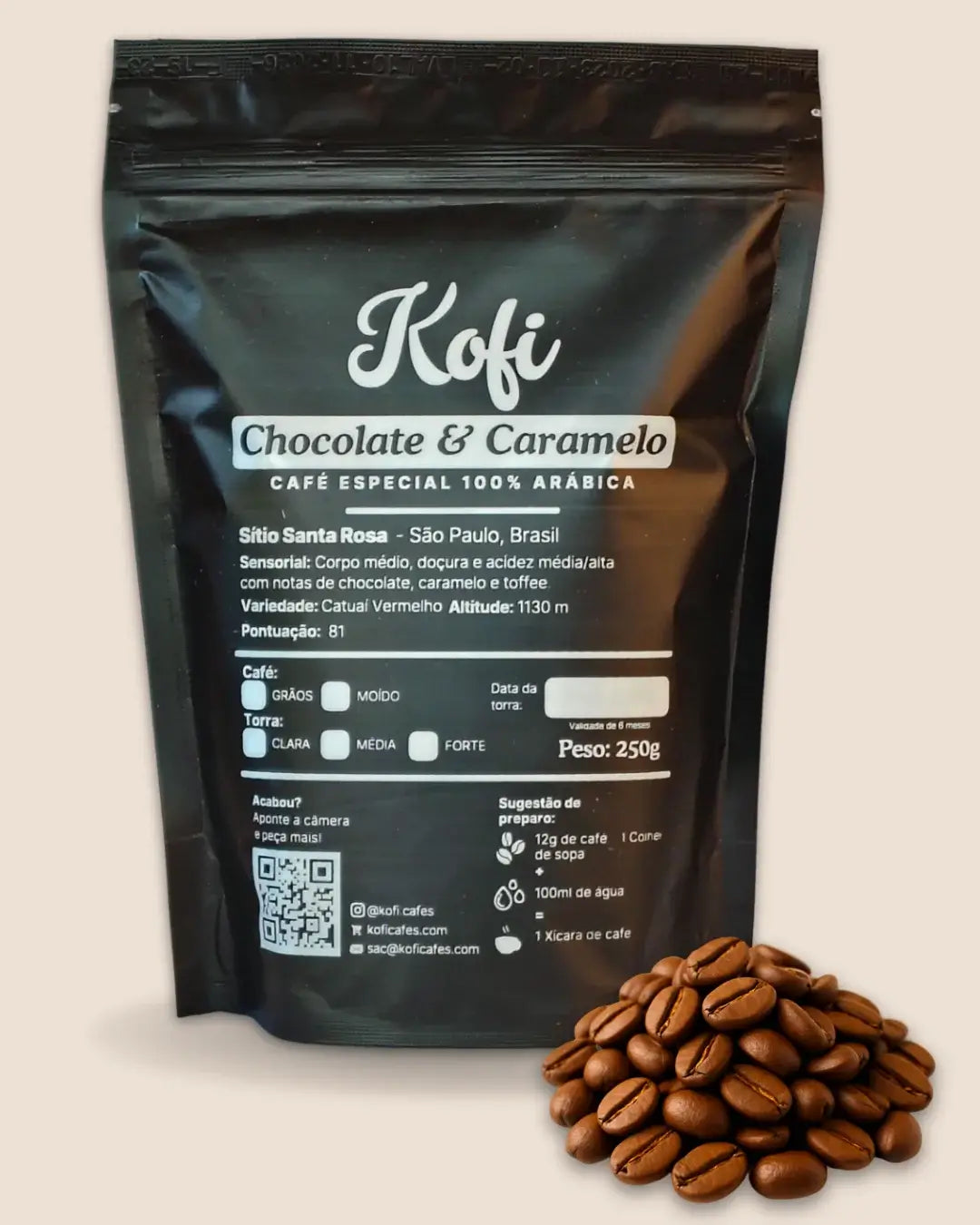 Café Especial Chocolate e Caramelo