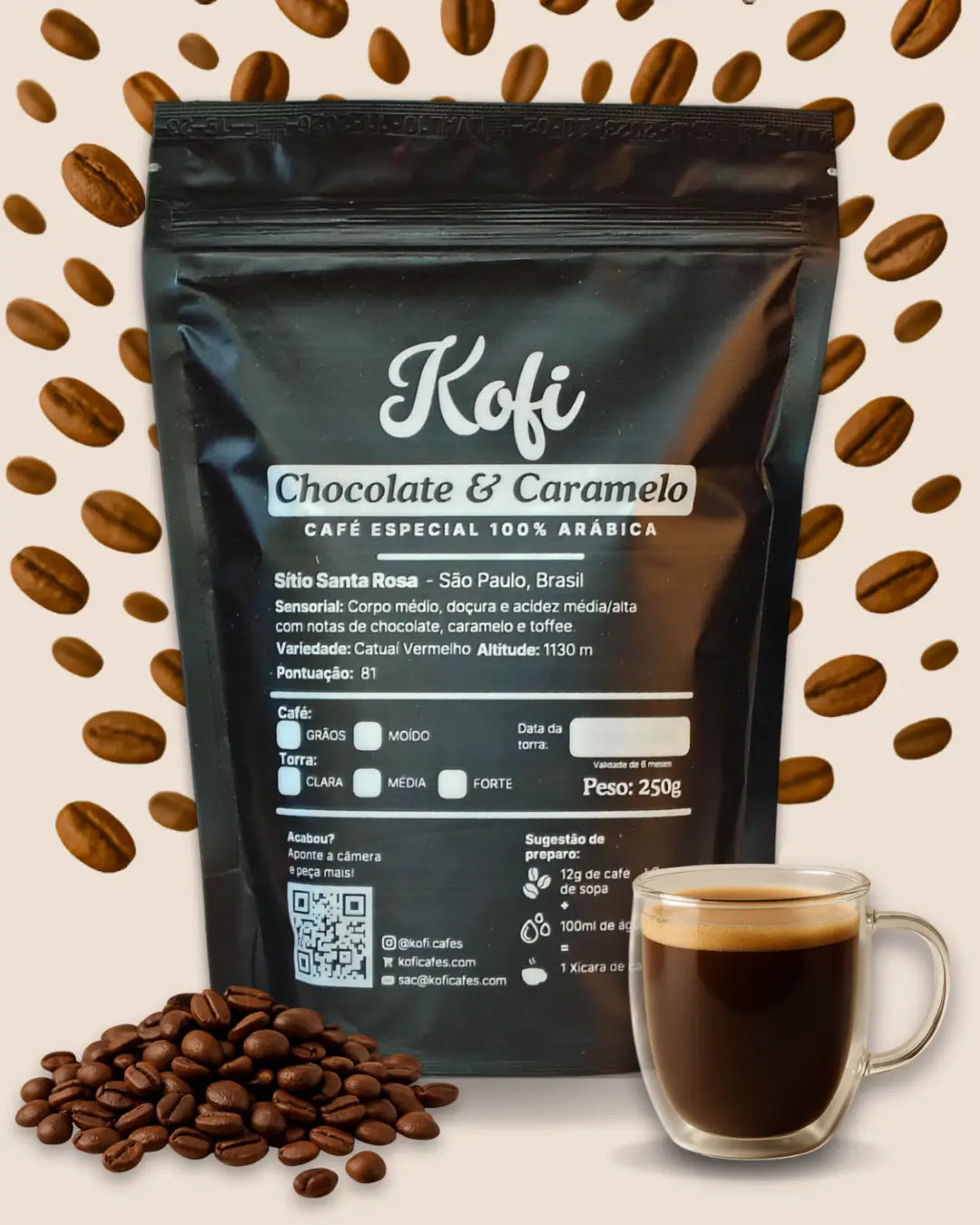 Café Especial Chocolate e Caramelo 250g